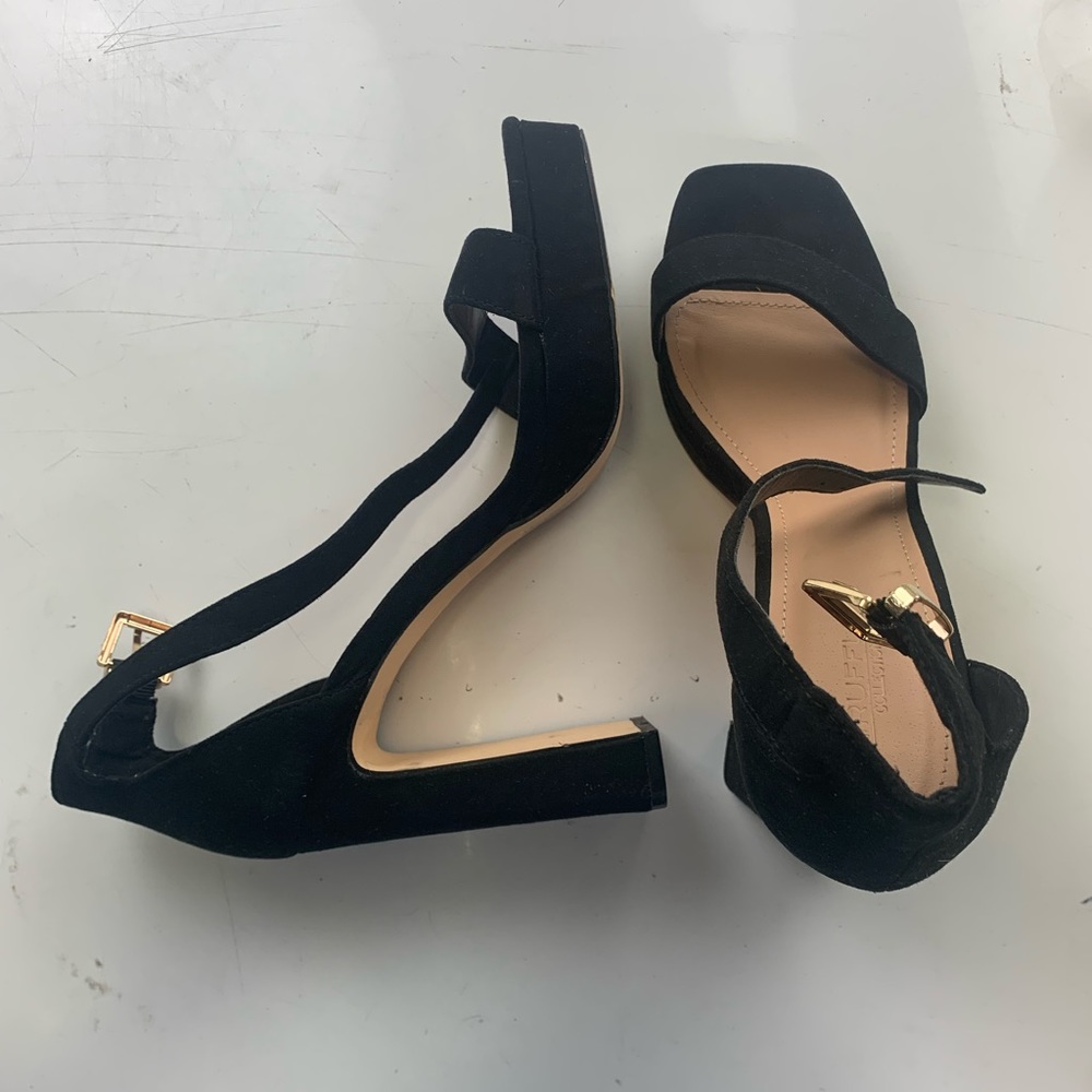 Truffle Collection black heels size 7